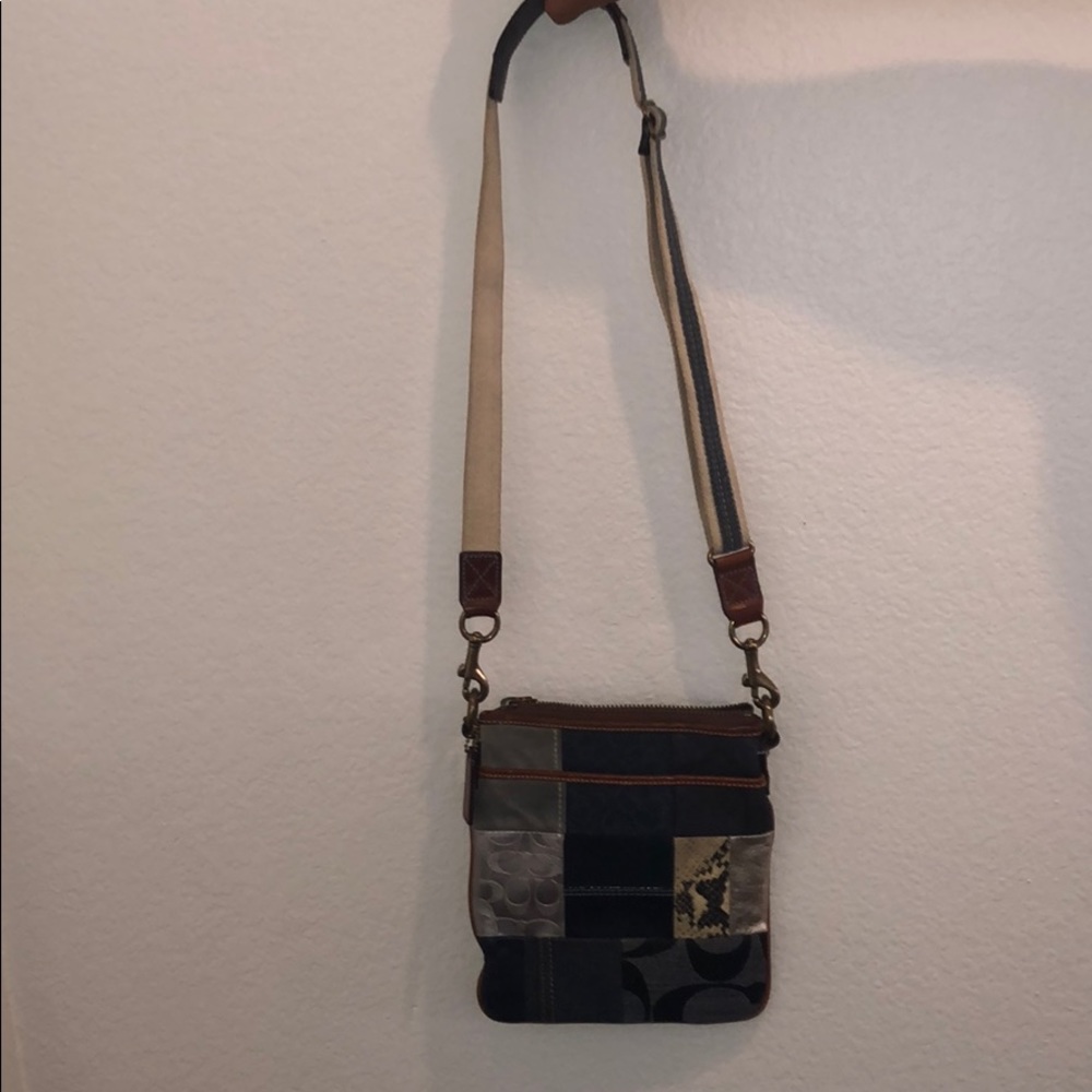 Used Authentic Coach Over Shoulder Purse